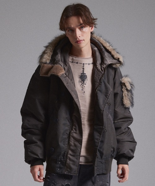 GRANCY（グランシー）の「【GRANCY】ファーポケットデザインフェード