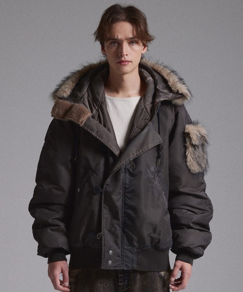 GRANCY（グランシー）の「【GRANCY】ファーポケットデザインフェード