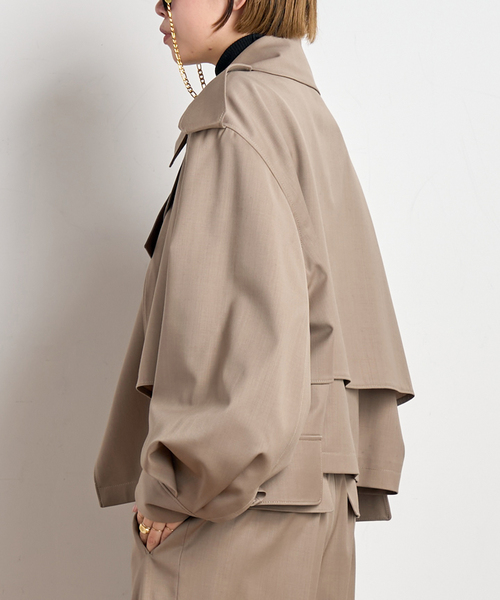MINITZ/ミニッツ】別注SHORT TRENCH JACKET（トレンチコート）｜MINITZ