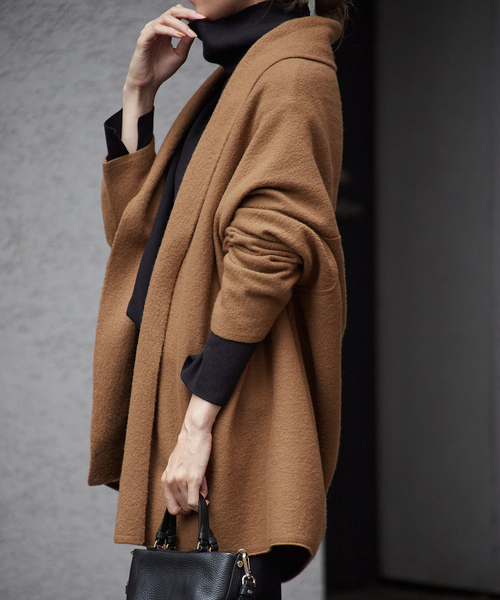 セール】圧縮ウールショートガウン（カーディガン/ボレロ）｜FRAMeWORK