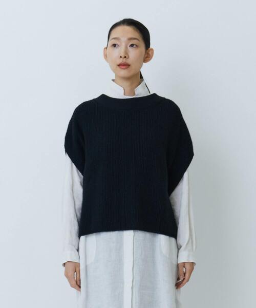 LOISIR（ロワズィール）の「【2WAY】ウール片畦ベスト（ベスト）」 - WEAR