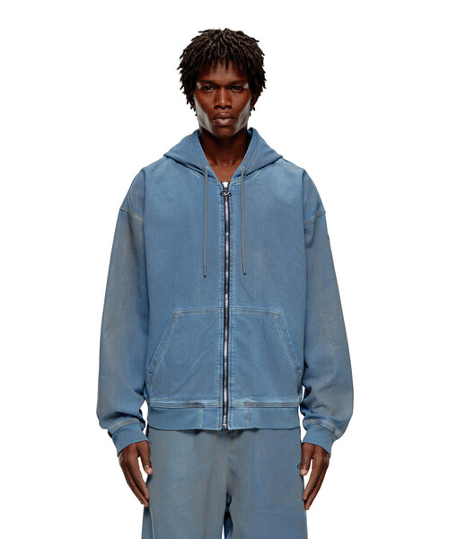 DIESEL（ディーゼル）の「メンズ スウェット パーカー デニム D-GIR-S