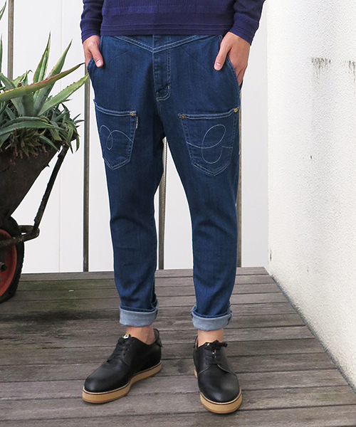 mercibeaucoup,（メルシーボークー）の「B：うしろまえデニム（デニム