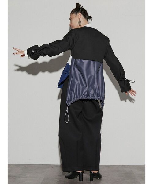 UN3D.（アンスリード）の「クロップドジャケット（ノーカラー