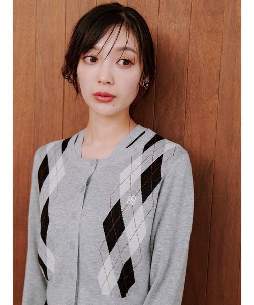 セール】アーガイルカーディガン（カーディガン/ボレロ）｜SNIDEL