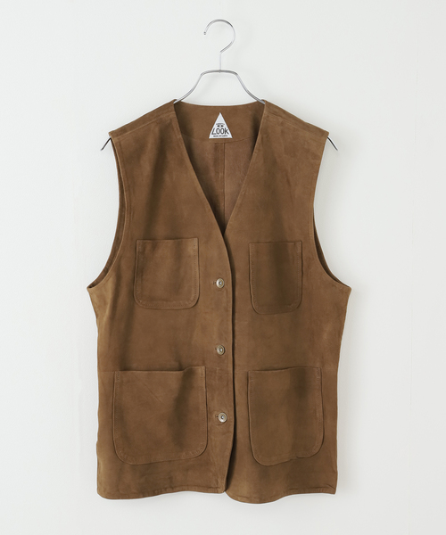 セール】THRIFTY LOOK/スリフティルック 別注ワークスウェードベスト