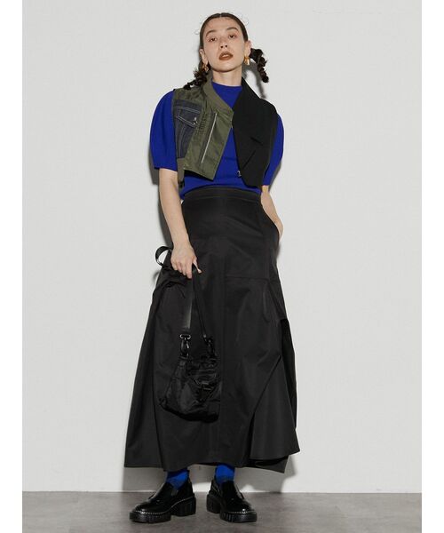 UN3D.（アンスリード）の「ファブリックミックスベスト（ベスト）」 - WEAR