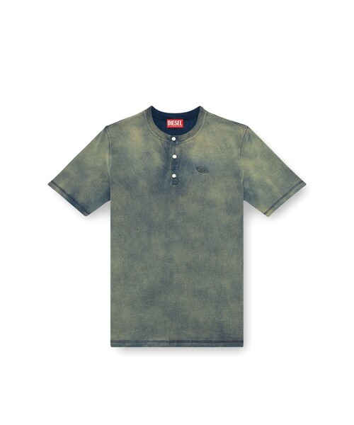 DIESEL（ディーゼル）の「メンズ Tシャツ ヘンリーネック（Tシャツ