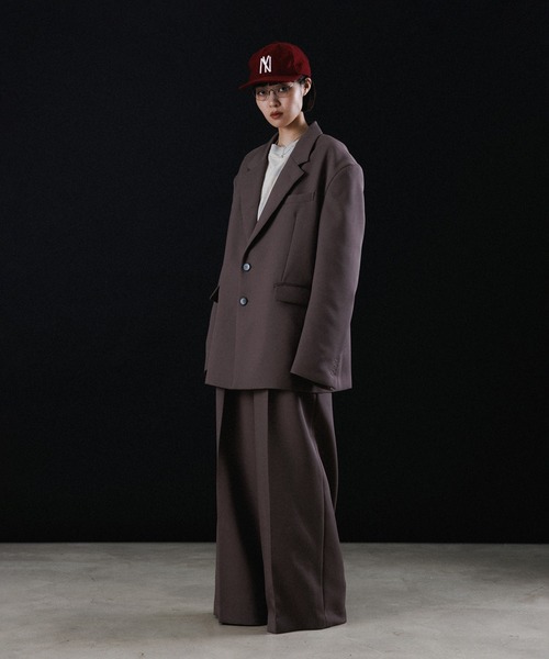 M TO R（ムウトアール）の「【SUSTAINABLE】BOXY SINGLE BREASTED