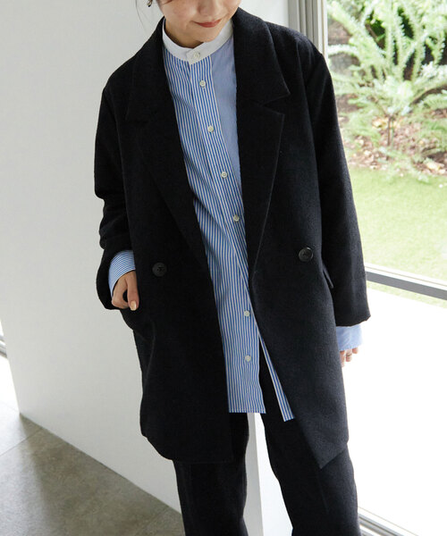 SLOBE IENA（スローブイエナ）の「ループツイードダブルジャケット