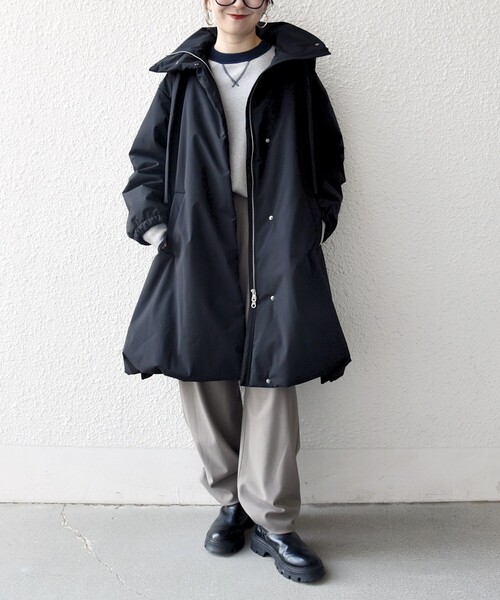 セール】SHIPS any:〈多機能〉中綿 2WAY フーディー テントライン