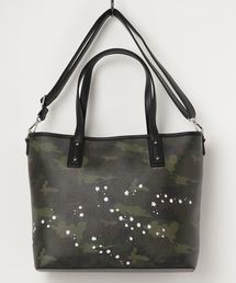 VENCEEXCHANGE（ヴァンスエクスチェンジ）の「迷彩柄ペンキトート