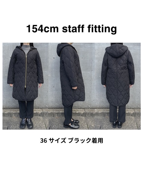 美シルエット3wayキルティングフードコート Emma Taylor│STYLEDOOR