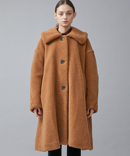 CLANE（クラネ）の「【CLANE/クラネ】VOLUME FLARE BOA COAT