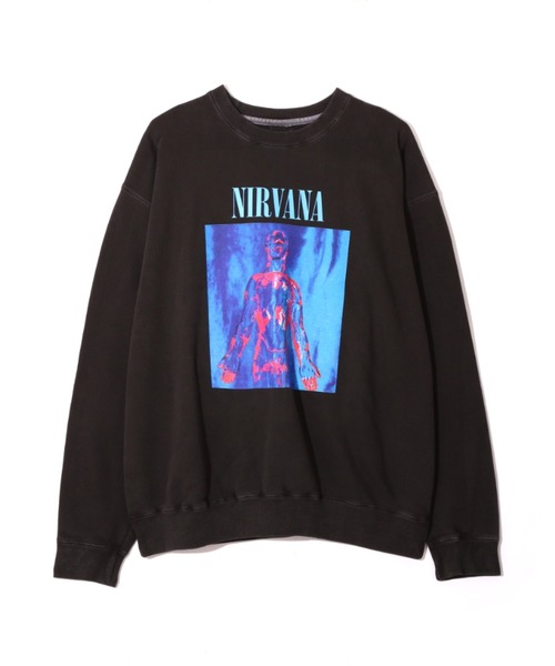 NIRVANA/ニルヴァーナ/SLIVER SWEAT CREW/コラボスウェット《メンズ