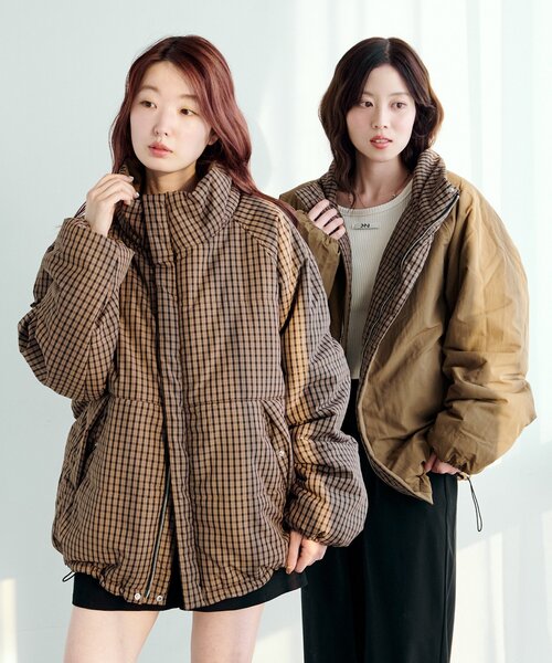 セール】【お気に入り3万人突破！/ユニセックス】チェック中綿