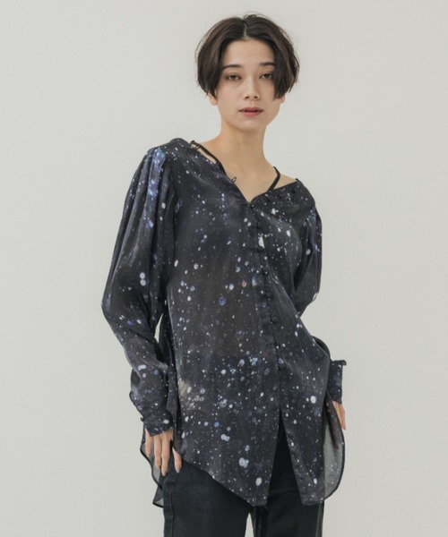 MURRAL（ミューラル）の「Flower quartz jacquard camisole top