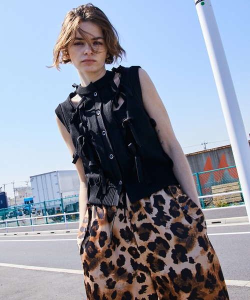 MAISON SPECIAL（メゾンスペシャル）の「リボンホールニットベスト