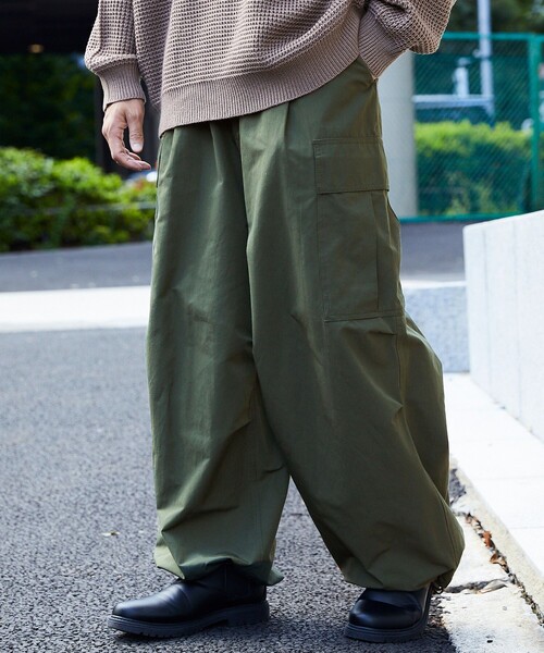 セール】限定展開 ワイドストレート カーゴパンツ（カーゴパンツ