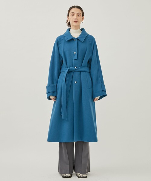 SOFT WOOL BAL COLLAR COAT（ステンカラーコート）｜Ameri（アメリ）の