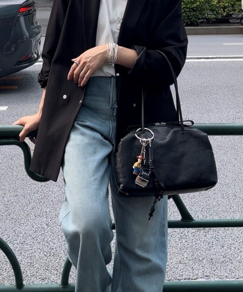 セール】《本革/380g》ロングハンドルボストンバッグ（ボストンバッグ