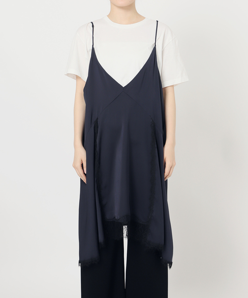 レースドッキングキャミワンピース（ワンピース）｜AP STUDIO