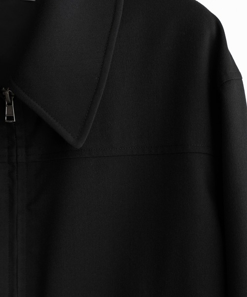 WYM LIDNM（ウィム バイ リドム）の「TECH WOOL GABARDINE ZIP BLOUSON