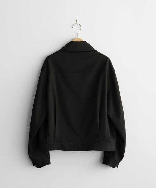 WYM LIDNM（ウィム バイ リドム）の「TECH WOOL GABARDINE ZIP BLOUSON