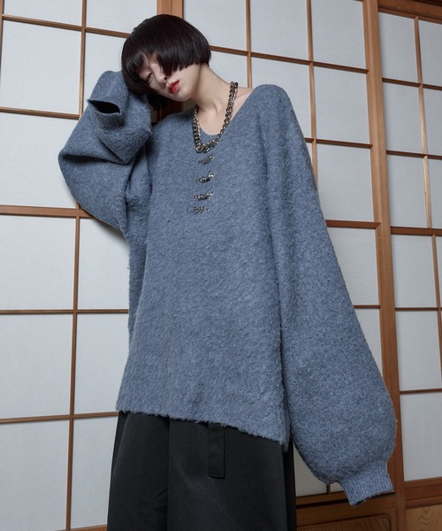 ファイヤーフックボリュームニット（ニット/セーター）｜狐独（コドク