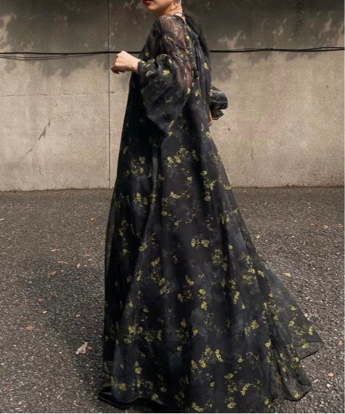 Ameri（アメリ）の「NORA FLOWER LAYERED DRESS（ワンピース）」 - WEAR