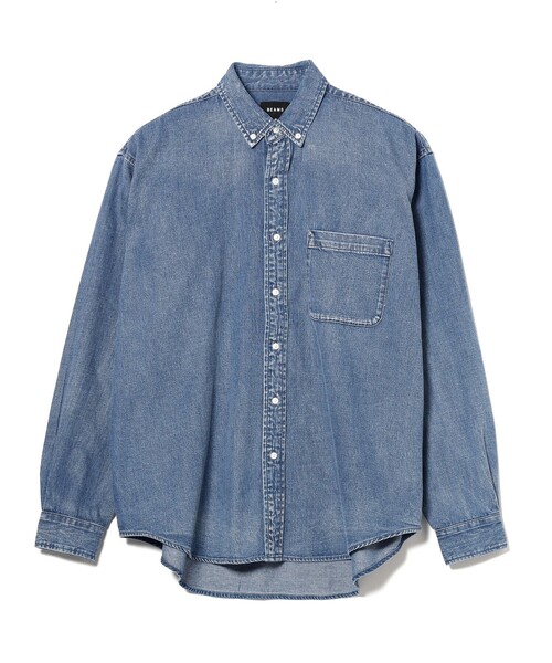BEAMS（ビームス）の「BEAMS / デニム ボタンダウンシャツ（シャツ