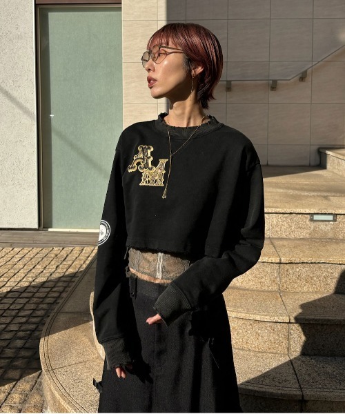 Ameri（アメリ）の「WAPPEN SWEAT TOP（スウェット）」 - WEAR