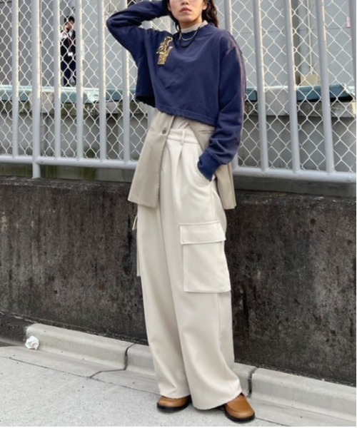 Ameri（アメリ）の「WAPPEN SWEAT TOP（スウェット）」 - WEAR