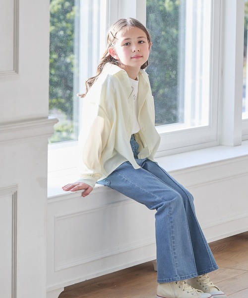 GLOBAL WORK（グローバルワーク）の「ストレッチスタイルアップフレア