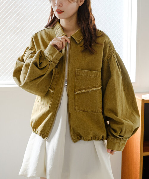 Kastane（カスタネ）の「【セットアップ対応】デニムダブルZIP