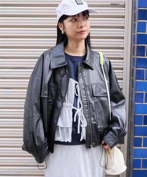 FREAK'S STORE（フリークスストア）の「フェイクレザー ショート