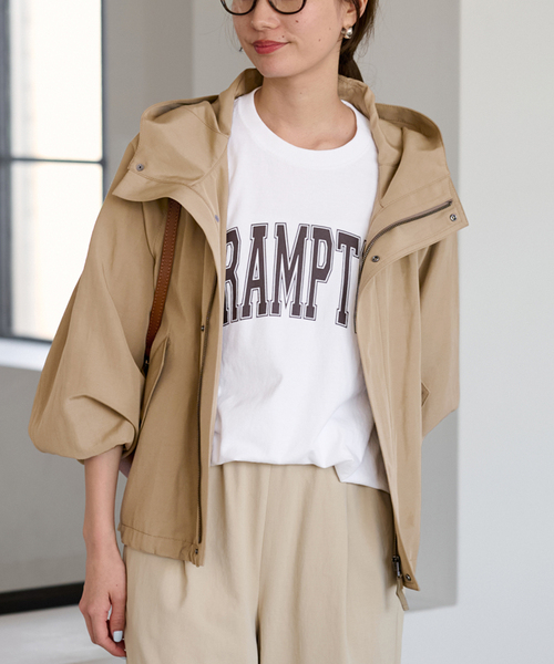 FRAMeWORK（フレームワーク）の「リネンPLタッサーフードショート