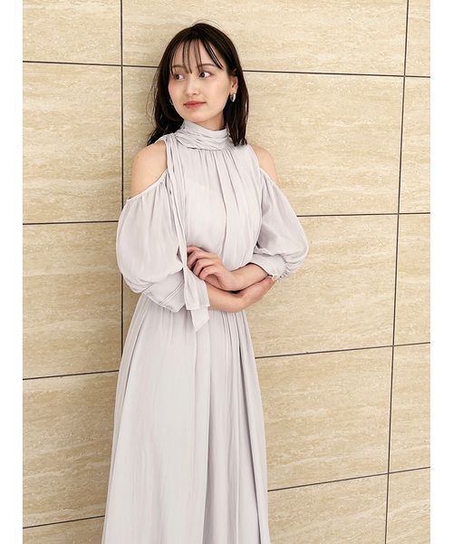 SNIDEL（スナイデル）の「コールドショルダーワンピース（ワンピース