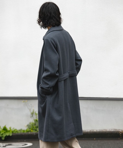 セール】ウールメルトンステンカラーコート（ステンカラーコート