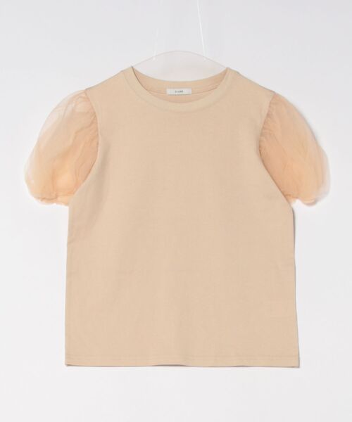 CLANE（クラネ）の「CLANE TULLE VEST LAYERED TOPS（Tシャツ