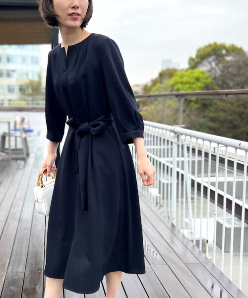 NOLLEY'S（ノーリーズ）の「リネンライクタックワンピース（ワンピース