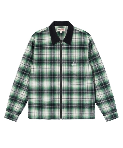 STUSSY（ステューシー）の「Frank Plaid Zip Ls Shirt（シャツ