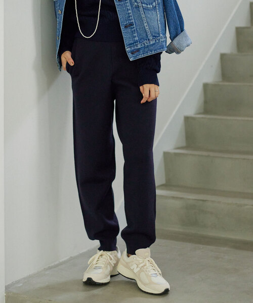 SLOBE IENA（スローブイエナ）の「ニットジョガーパンツ（その他パンツ