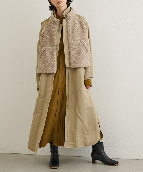 ear PAPILLONNER（イアパピヨネ）の「《別々で着まわせる》ボアベスト