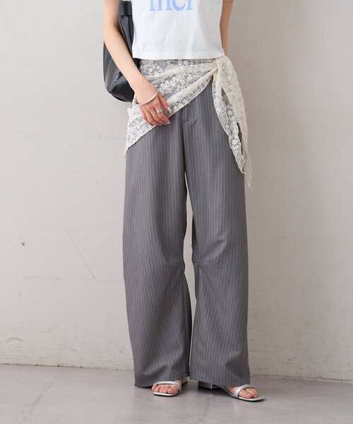 3サイズ展開】26SSカーブスラックス（その他パンツ）｜mystic