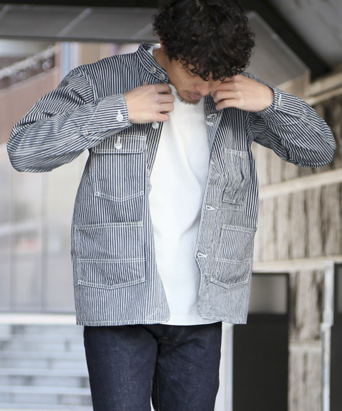 Denime（ドゥニーム）の「【MadeInJapan】バンドカラーカバーオール