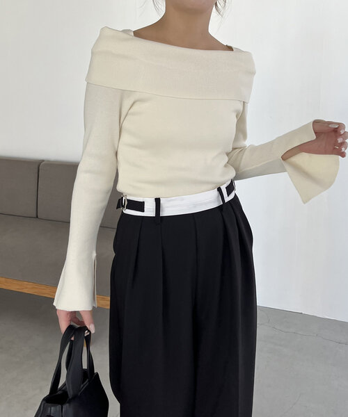 CAPRICIEUX LE'MAGE（カプリシューレマージュ）の「オフショル風