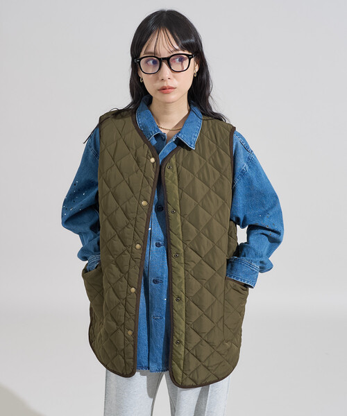 セール】PRIMALOFT ダイヤキルトベスト/プリマロフトベスト