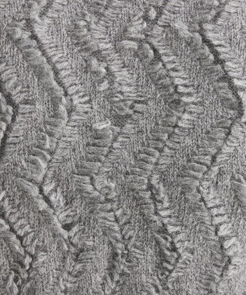 LOEFF＞ウェーブ フリンジ ベスト