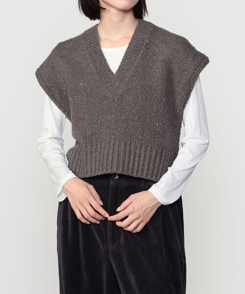 TICCA（ティッカ）の「TICCA | Vネック ニットベスト WOMEN（ベスト